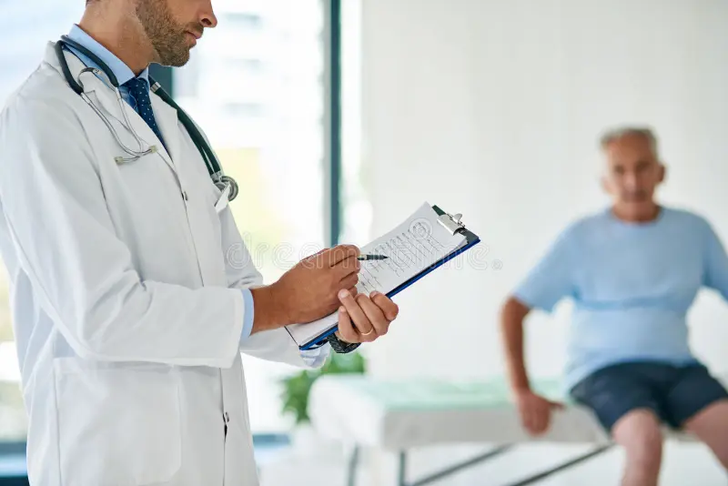 man-doctor-hands-clipboard- General Adult ENT Conditions, Diagnosis, and Treatment Options in Los Angeles - Michael Bublik, M.D. - SCENTAA